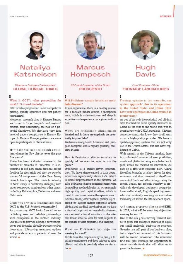 GCT Director of Business Development, Nataliya Katsnelson spoke with the Global Business Reports